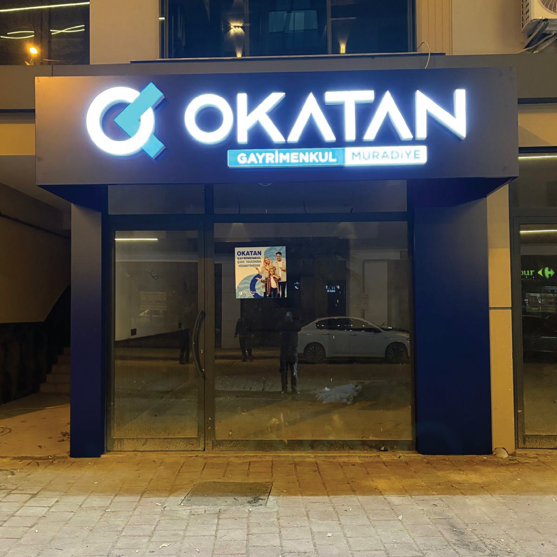 Işıklı Kabartma Harf