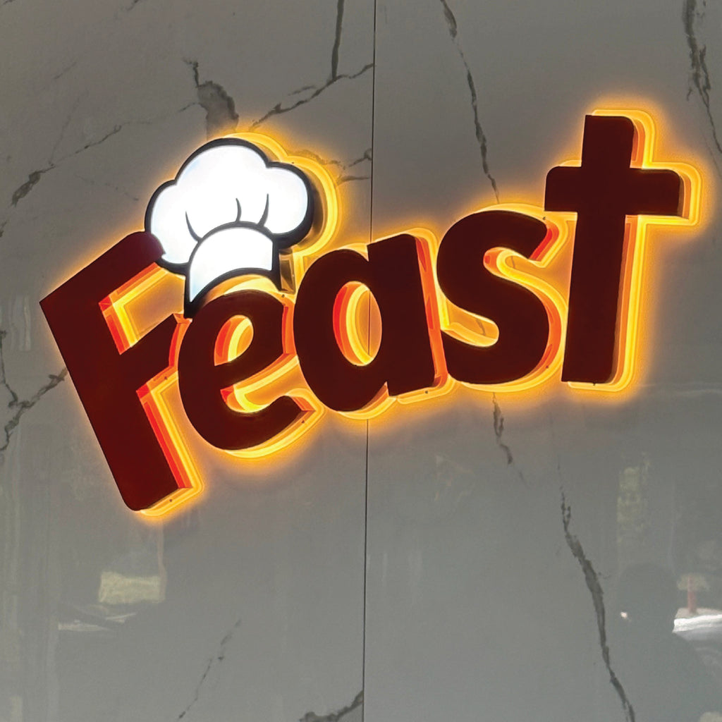 Ofis İçi Krom Harf