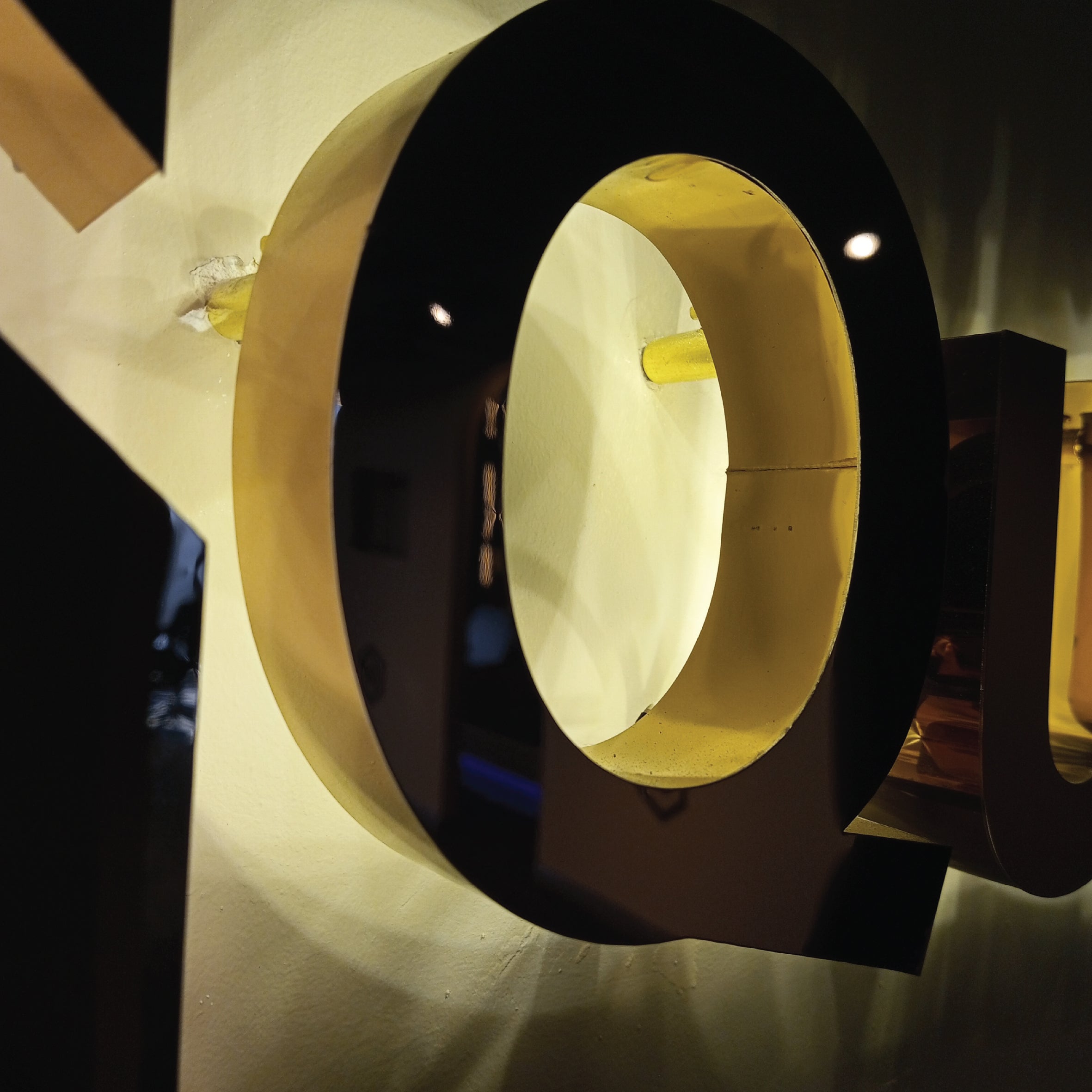 Ofis İçi Krom Harf